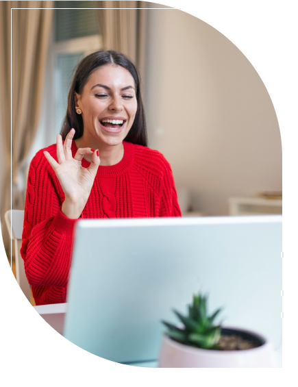 Happy nonprofit volunteer